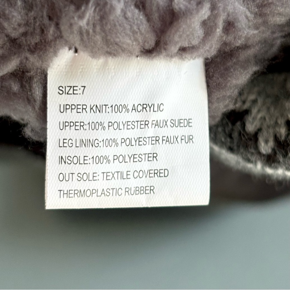 MUK LUK Cheryl Fair Isle Pattern Sweater Knit Fur Lined Side Button Boots - Picture 14 of 14